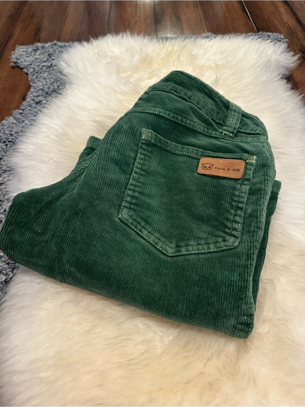 NWOT corduroy green pants